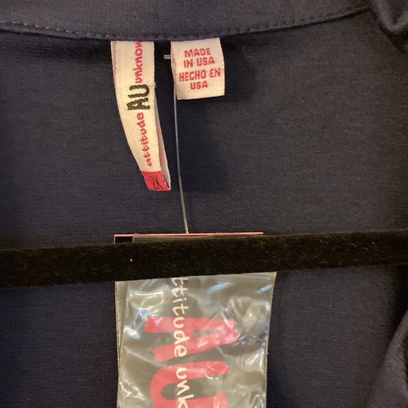 NWT Jersey knit Navy Blazer 2x - Picture 2 of 6